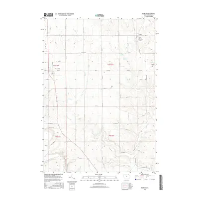 2015 Map of Burr Oak, 2015 Print