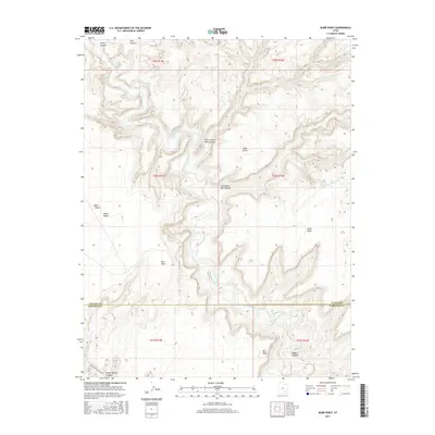 2017 Map of Burr Point, 2017 Print
