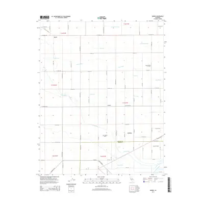 2015 Map of Burrel, 2015 Print
