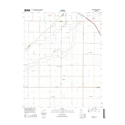2015 Map of Burris Park, 2015 Print