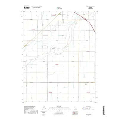 2018 Map of Burris Park, 2018 Print