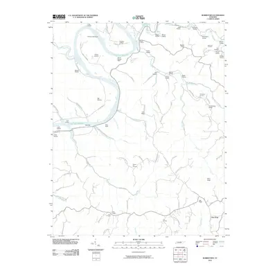 2010 Map of Burristown, 2010 Print