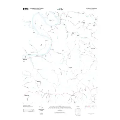 2013 Map of Burristown, 2013 Print