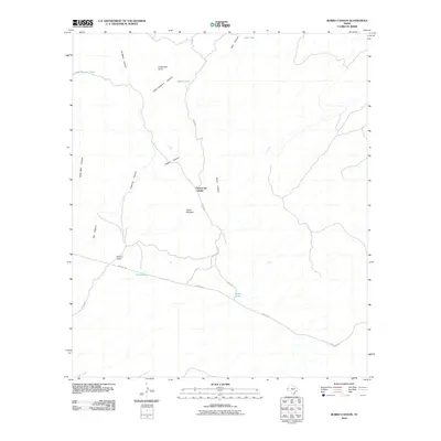 2010 Map of Burro Canyon, 2010 Print