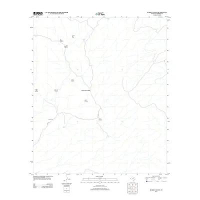 2013 Map of Burro Canyon, 2013 Print