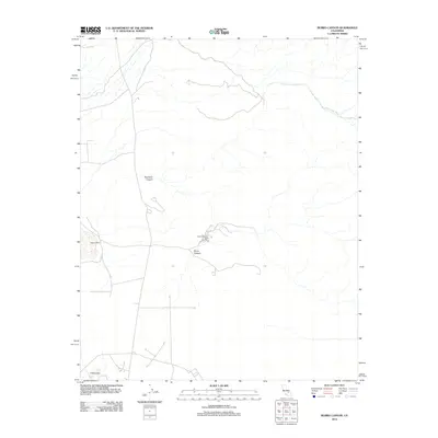2012 Map of Burro Canyon, 2012 Print