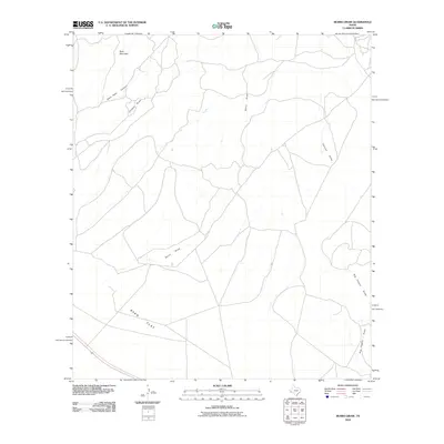 2010 Map of Burro Draw, 2010 Print