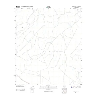 2012 Map of Burro Draw, 2012 Print