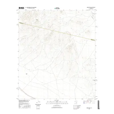 2016 Map of Burro Draw, 2016 Print