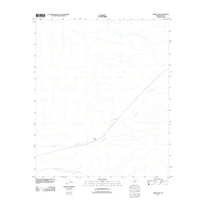 2011 Map of Burro Gap, 2011 Print