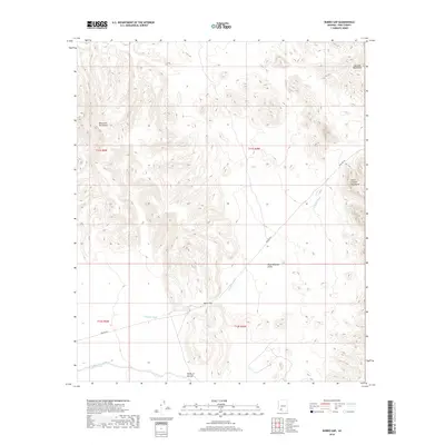 2018 Map of Burro Gap, 2018 Print