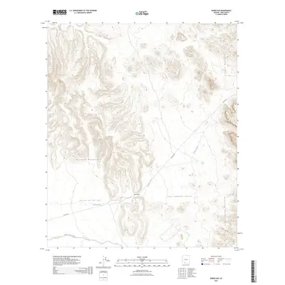 2026 Map of Burro Gap, 2026 Print