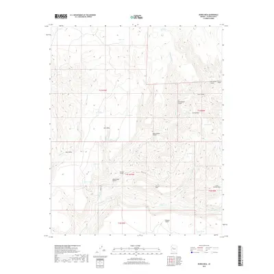 2018 Map of Burro Mesa, 2018 Print