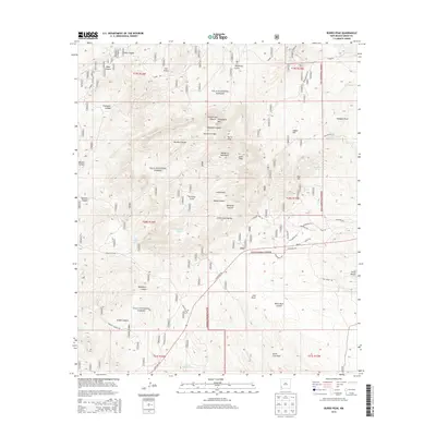 2013 Map of Burro Peak, 2013 Print