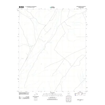 2011 Map of Burro Spring, 2011 Print