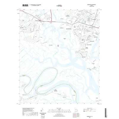 2020 Map of Burroughs, 2020 Print