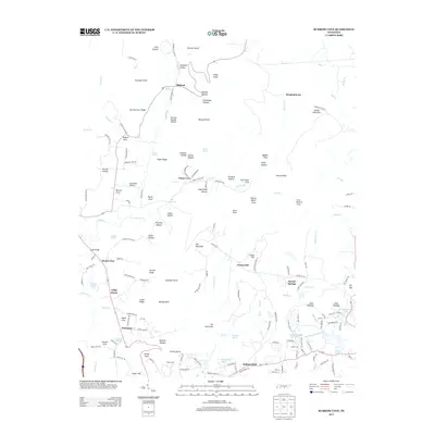 2013 Map of Burrow Cove, 2013 Print
