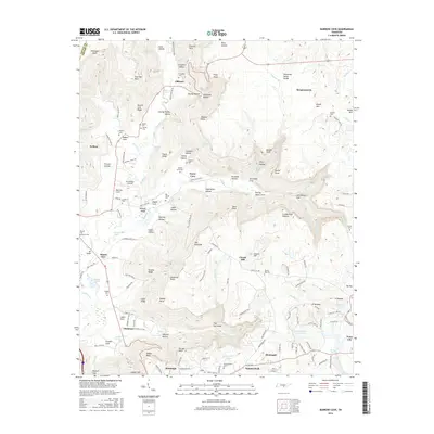 2016 Map of Burrow Cove, 2016 Print