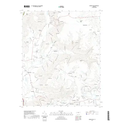 2019 Map of Burrow Cove, 2019 Print