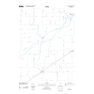 2013 Map of Burrows, 2013 Print