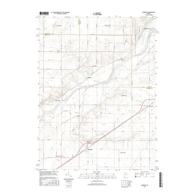 2016 Map of Burrows, 2016 Print
