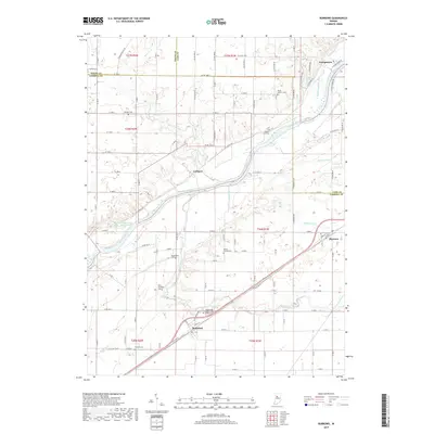 2019 Map of Burrows, 2019 Print