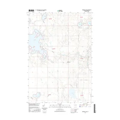 2015 Map of Burrows Lake, 2015 Print