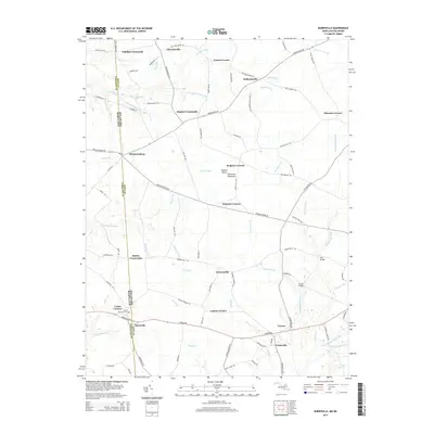 2014 Map of Burrsville, 2014 Print
