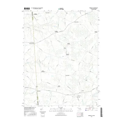 2016 Map of Burrsville, 2016 Print