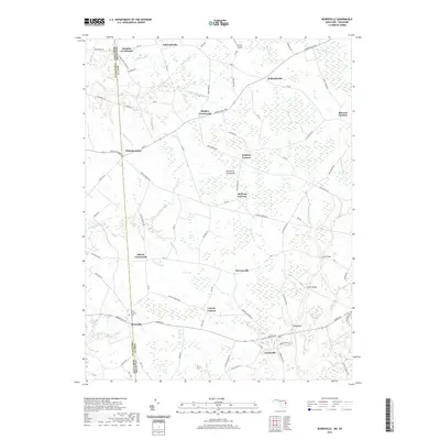 2019 Map of Burrsville, 2019 Print
