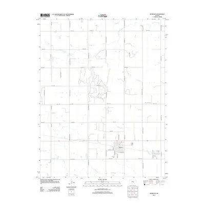 2012 Map of Burrton, 2012 Print