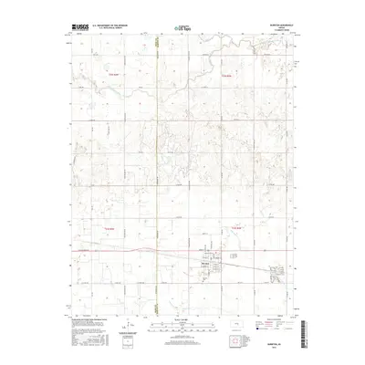 2015 Map of Burrton, 2015 Print