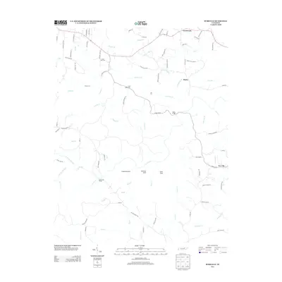 2013 Map of Burrville, 2013 Print