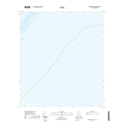2020 Map of Burrwood Bayou East, 2020 Print