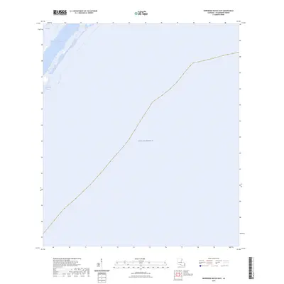2024 Map of Burrwood Bayou East, 2024 Print