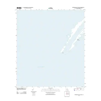 2012 Map of Burrwood Bayou West, 2012 Print
