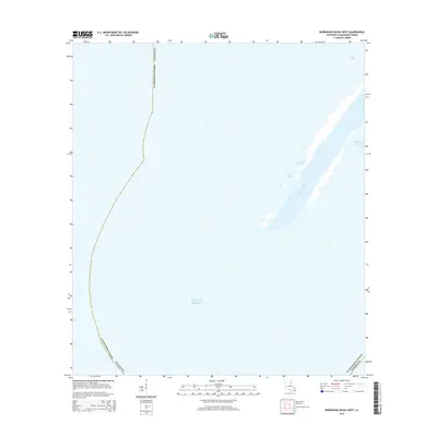 2015 Map of Burrwood Bayou West, 2015 Print
