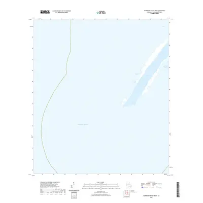 2020 Map of Burrwood Bayou West, 2020 Print