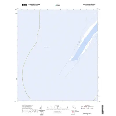 2024 Map of Burrwood Bayou West, 2024 Print