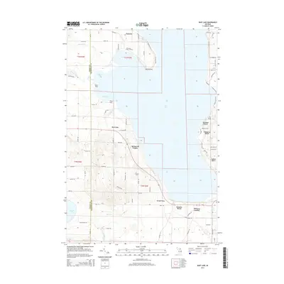 2014 Map of Burt Lake, 2014 Print