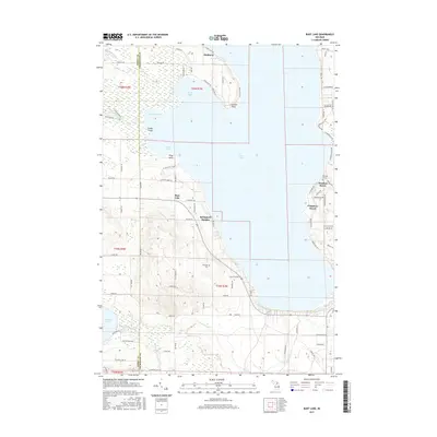 2017 Map of Burt Lake, 2017 Print