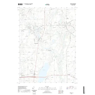 2019 Map of Burton, 2019 Print