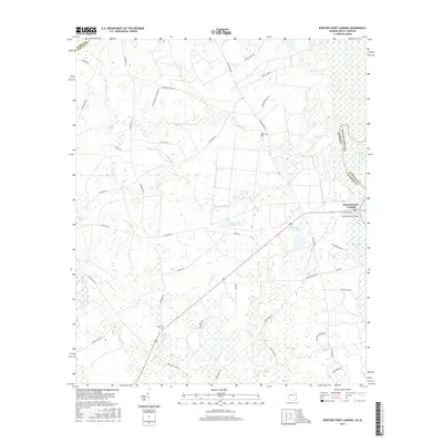 2017 Map of Burtons Ferry Landing, 2017 Print