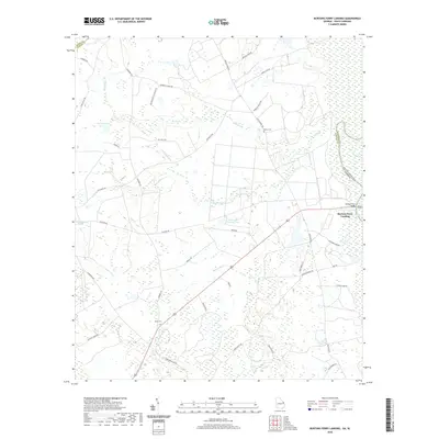 2020 Map of Burtons Ferry Landing, 2020 Print
