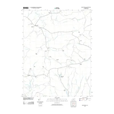 2010 Map of Burtonville, 2010 Print