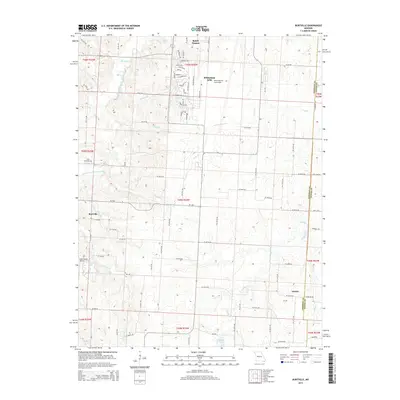 2015 Map of Burtville, 2015 Print