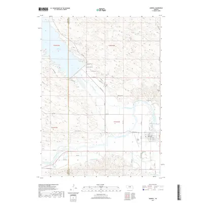 2017 Map of Burwell, 2017 Print
