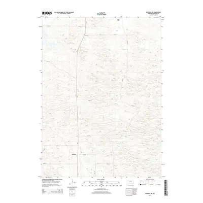 2014 Map of Burwell NE, 2014 Print
