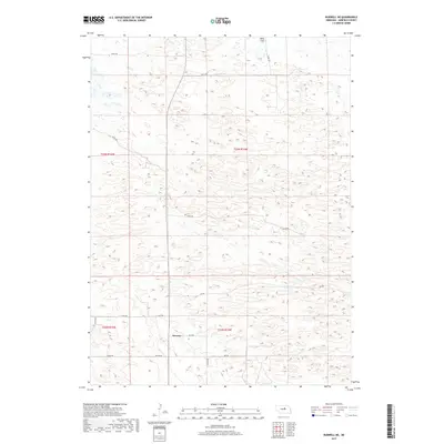 2017 Map of Burwell NE, 2017 Print