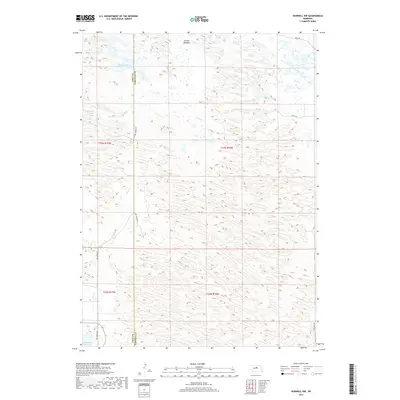 2017 Map of Burwell NW, 2017 Print